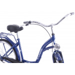 Mestský bicykel 26" Kozbike 26K48 1 prevodový Tmavo modrý